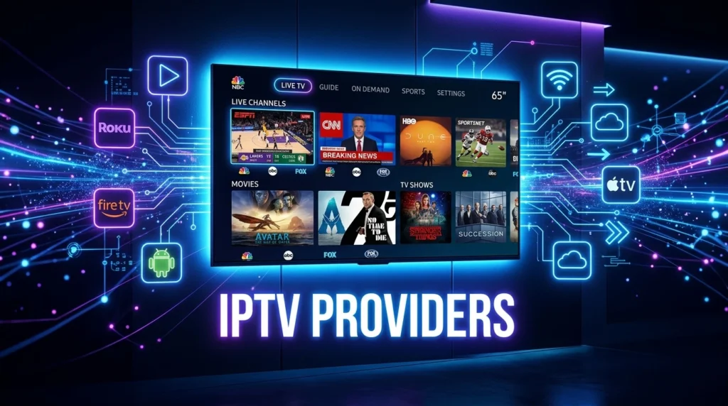 Top IPTV providers offering high quality streaming services and thousands of channels